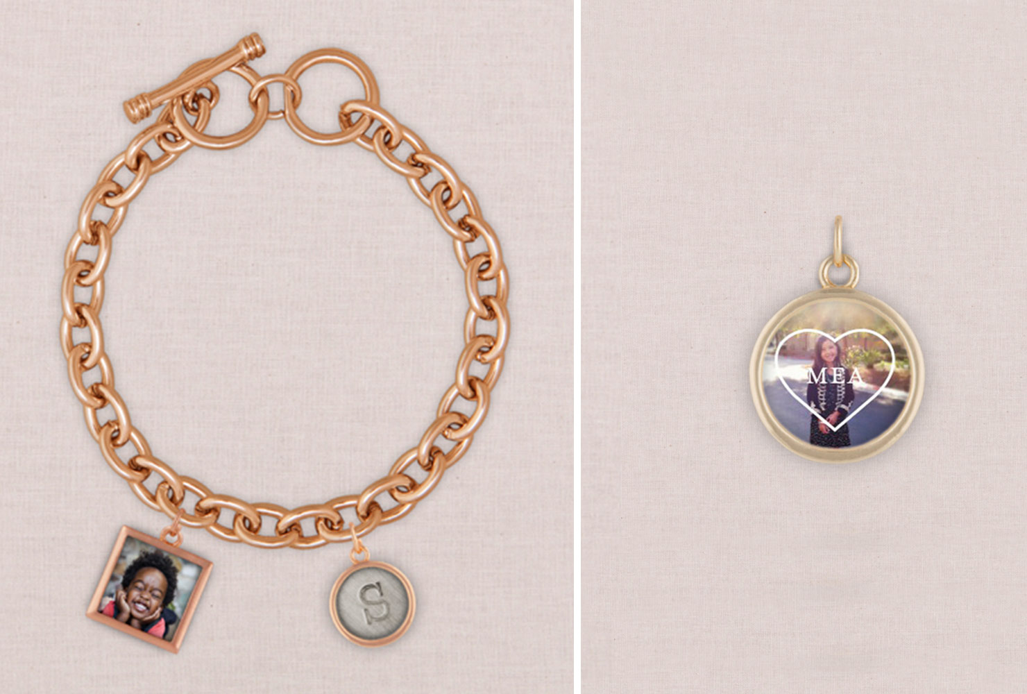 Charm bracelet.