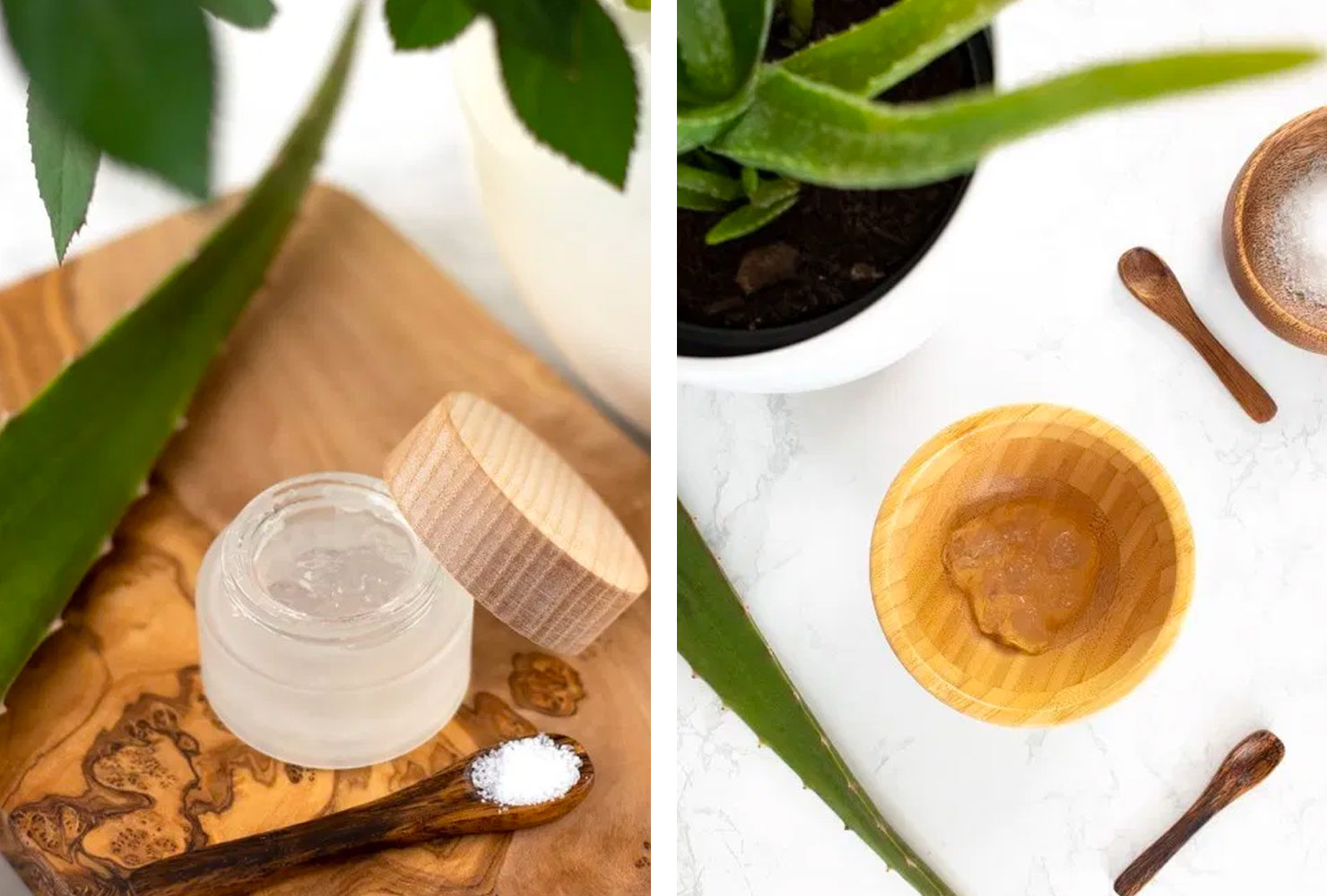 Aloe vera gel.