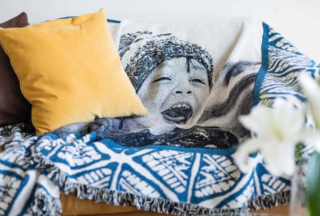 custom photo blanket