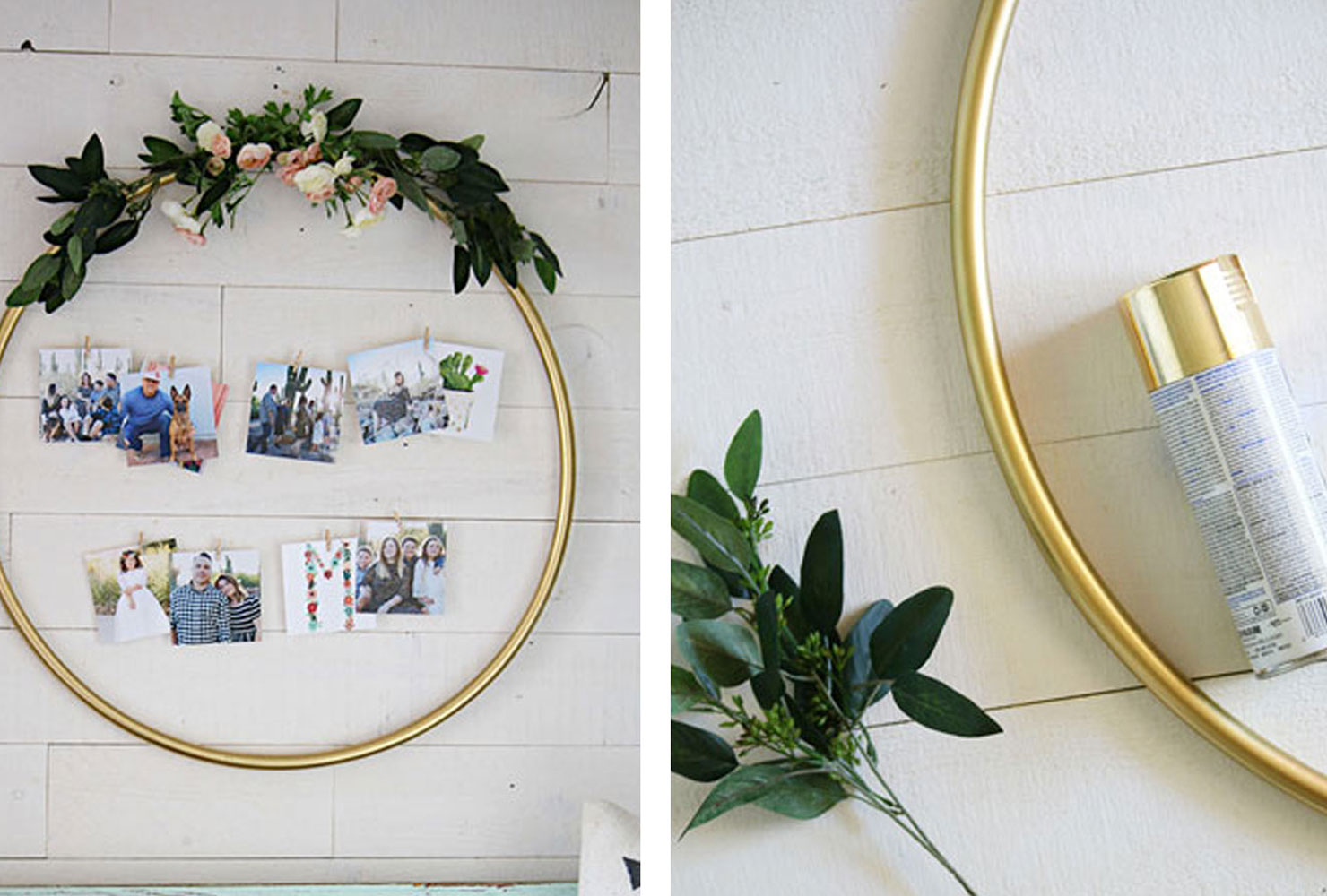 Photo wreath.
