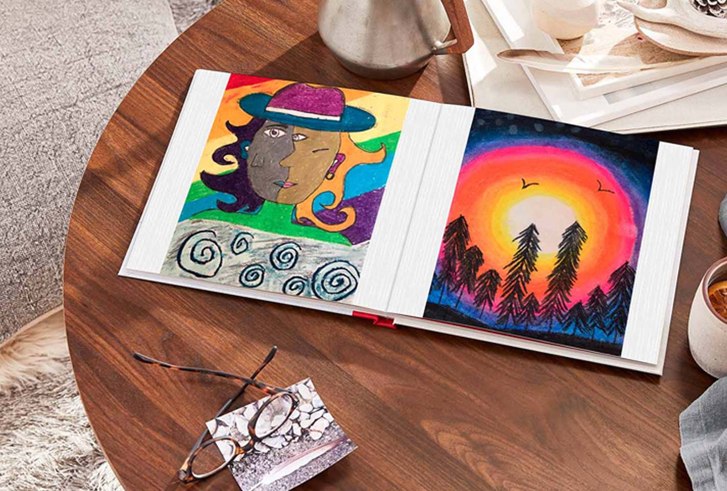 Photobook of children's art.