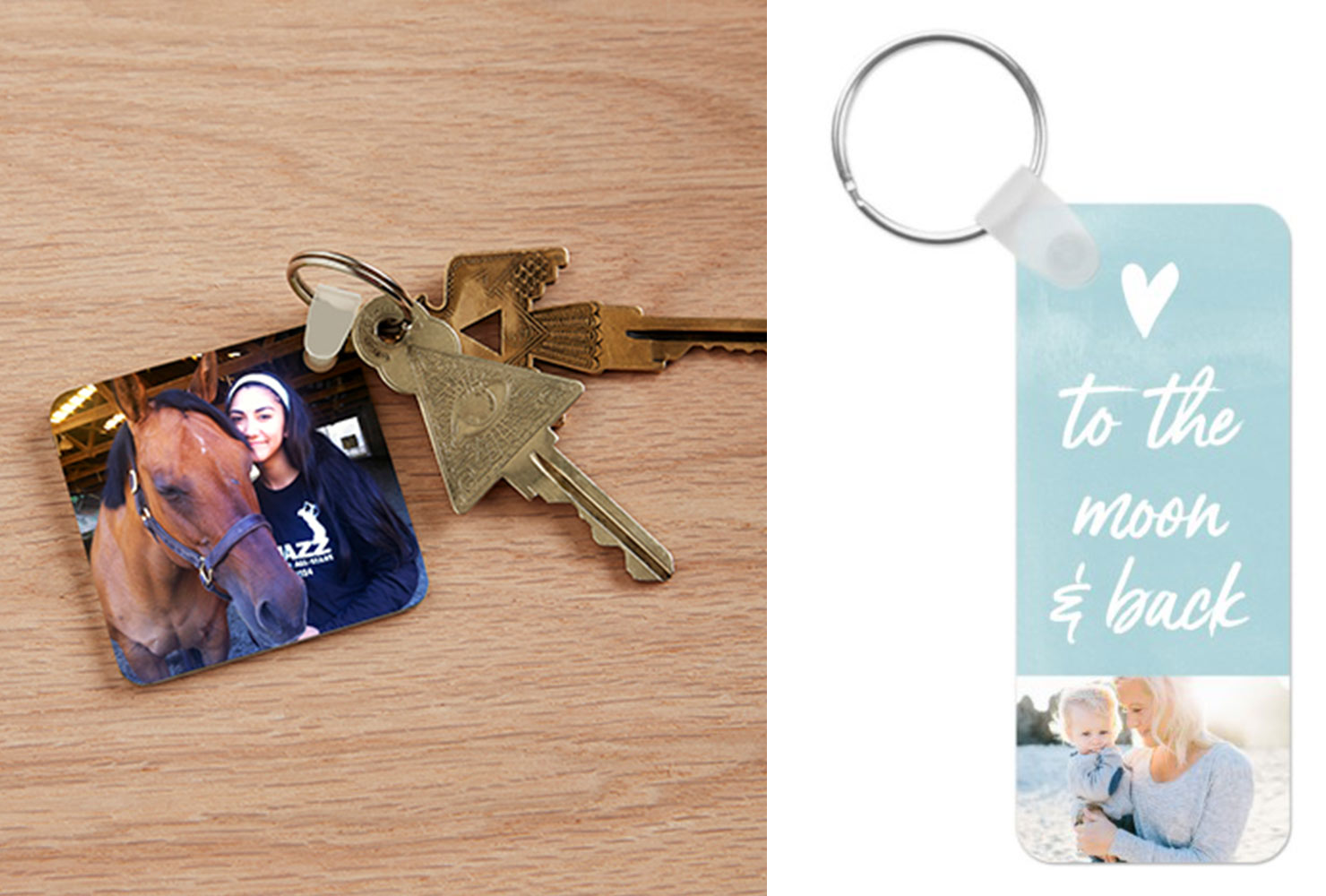 Photo keychains.