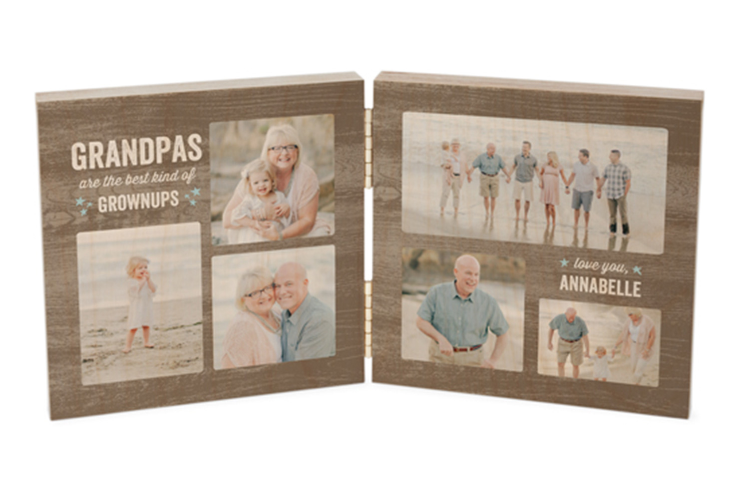 Wooden photo print.