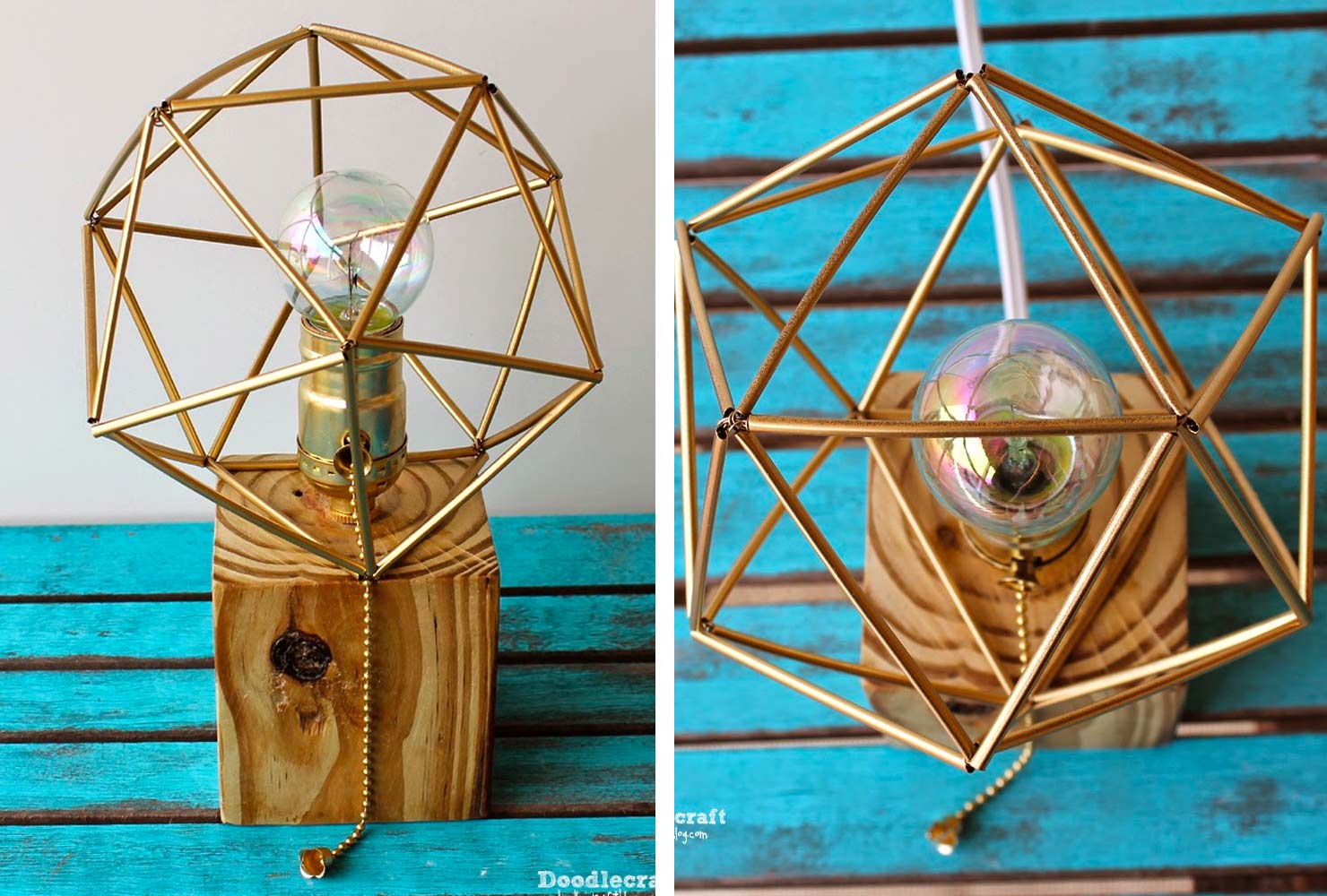Geometric lamp.