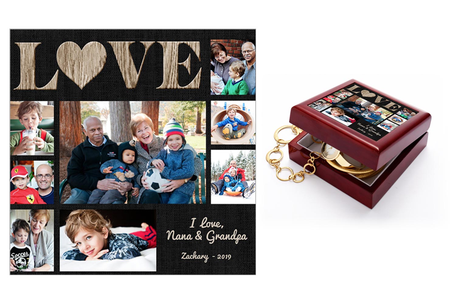 Grandparent keepsake box.