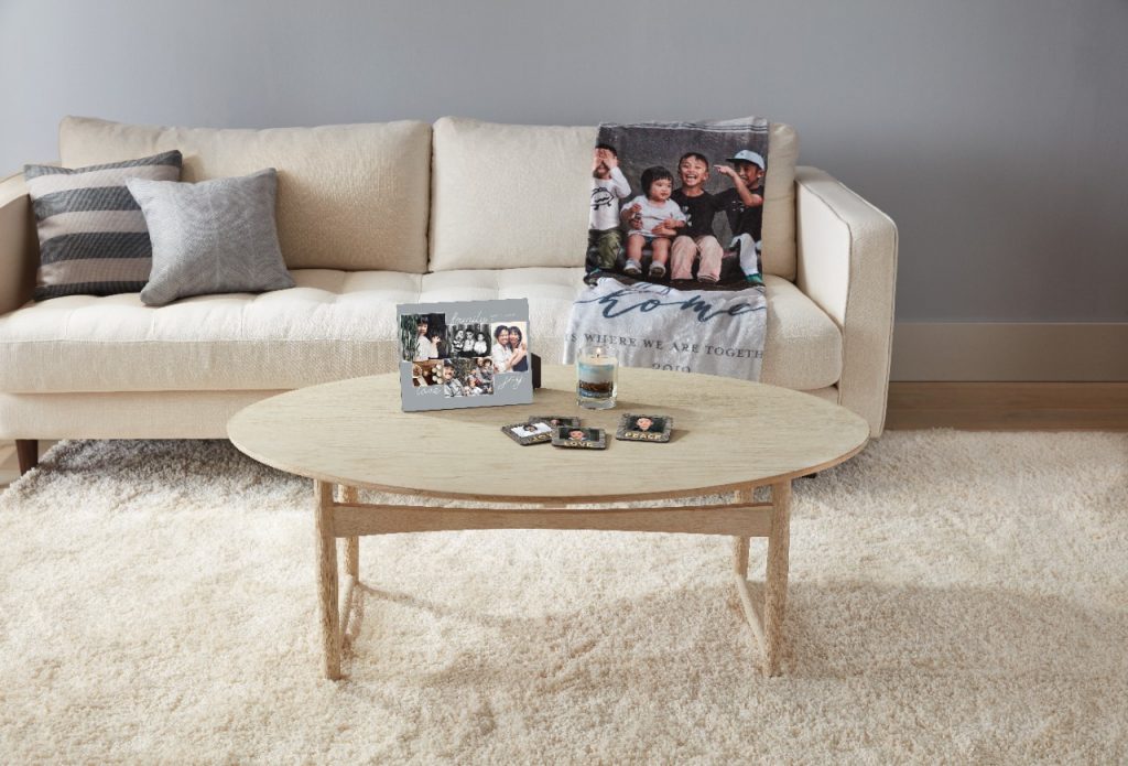 personalized blanket mug photos