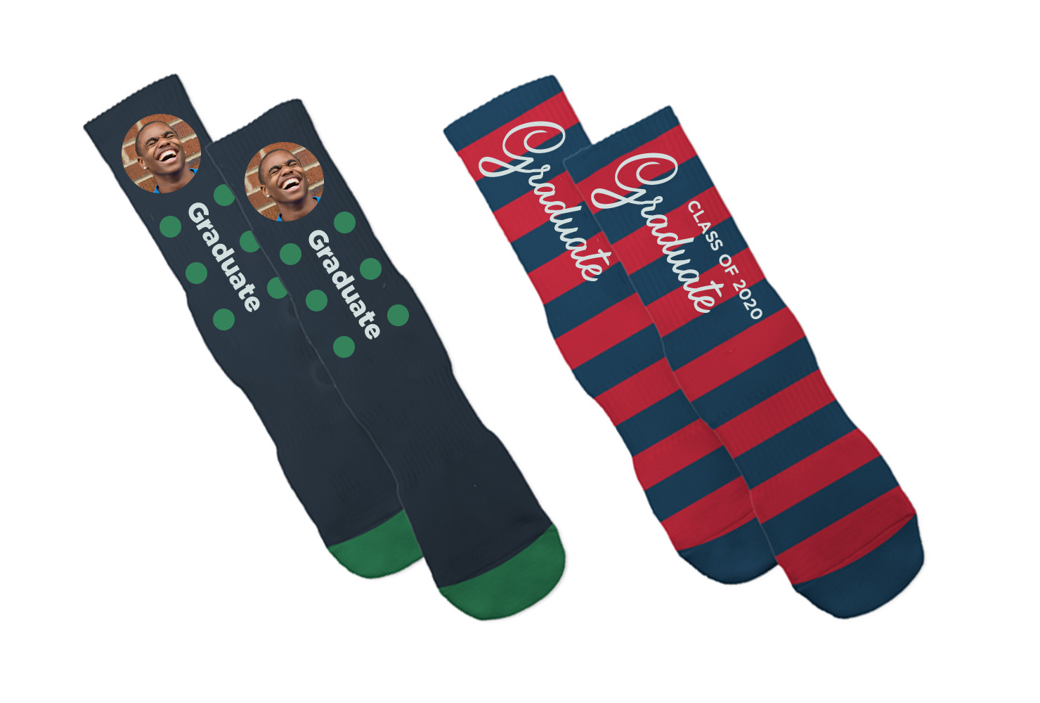 Graduation themed socks. 