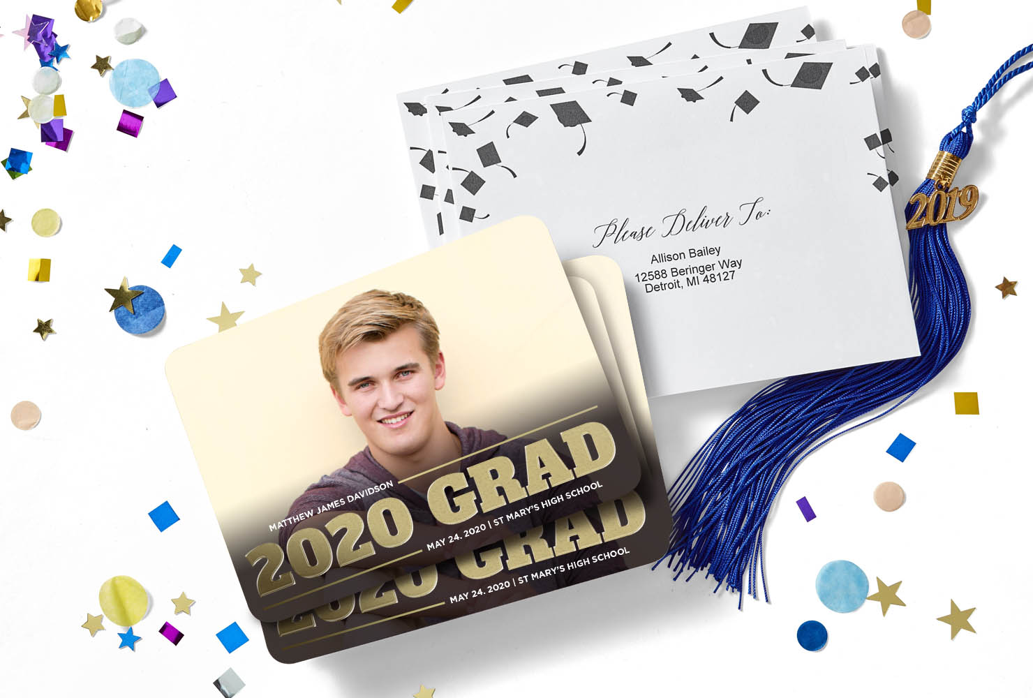 Graduation cards. 