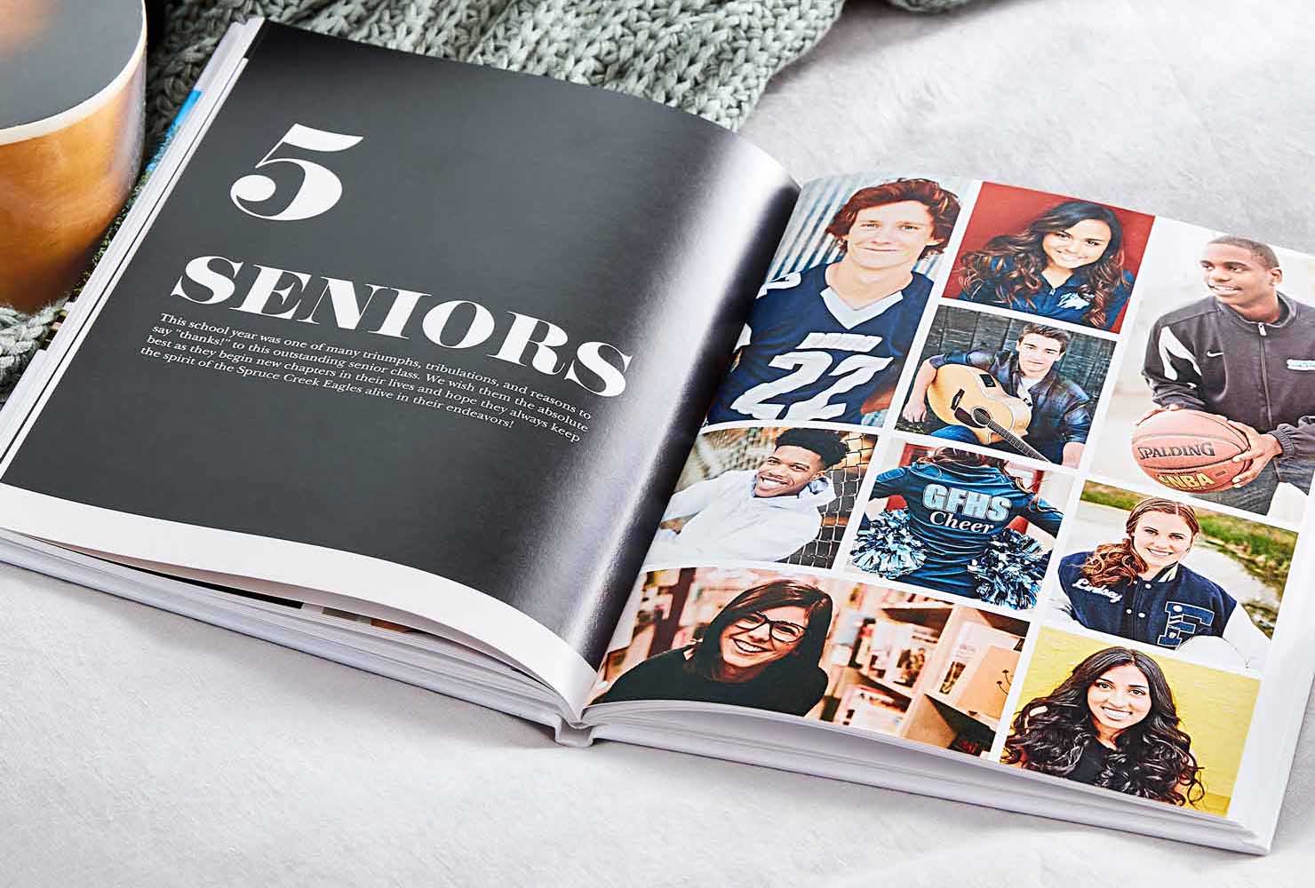 Graduation themed photo book. 