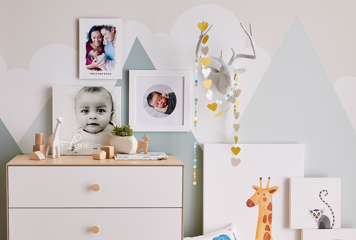 Baby nursery wall art.